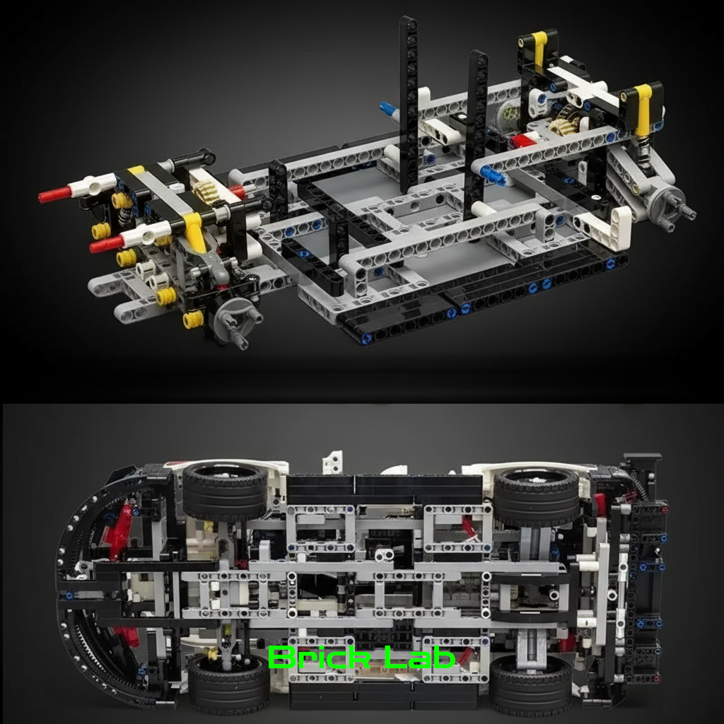 Porsche 911 RSR | 1580 peças | Escala 1:10