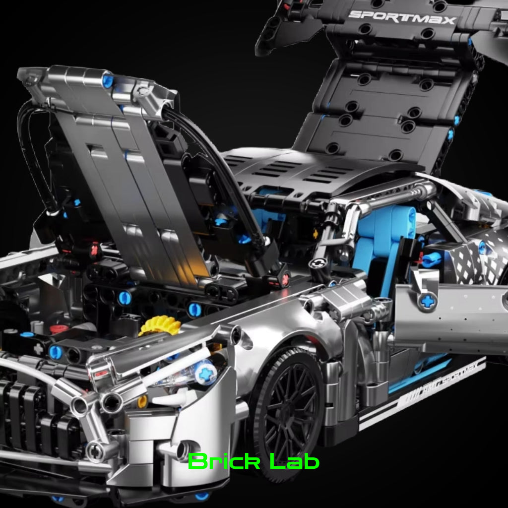 Mercedes AMG GT - 1466 peças - Escala 1:14