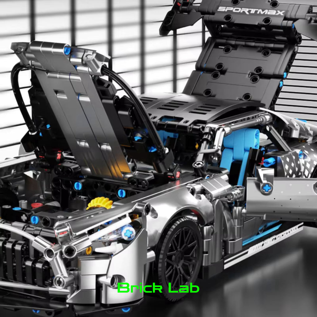 Mercedes AMG GT - 1466 peças - Escala 1:14