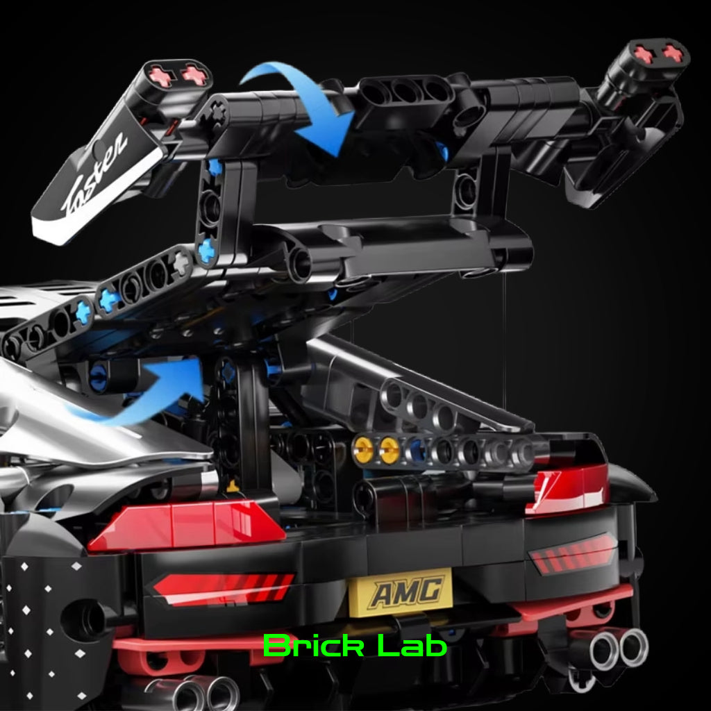 Mercedes AMG GT - 1466 peças - Escala 1:14